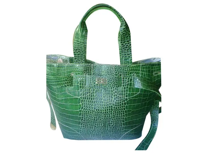 Lancel Bolsos de mano Verde oliva 
