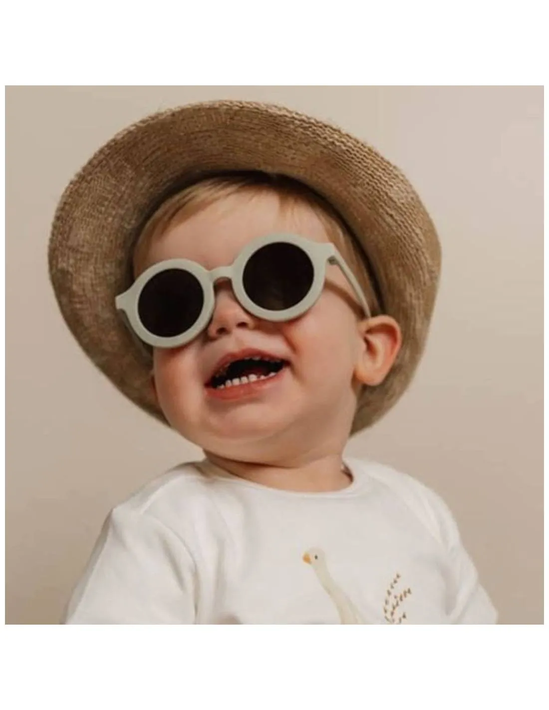LITTLE DUTCH  GAFAS DE SOL REDONDAS GREEN
