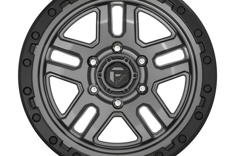 LLANTA DE ALEACIóN D701 AMMO MATTE GUNMETAL/BLACK BEAD RING FUEL 9.0X17 ET12 71,5 5X127