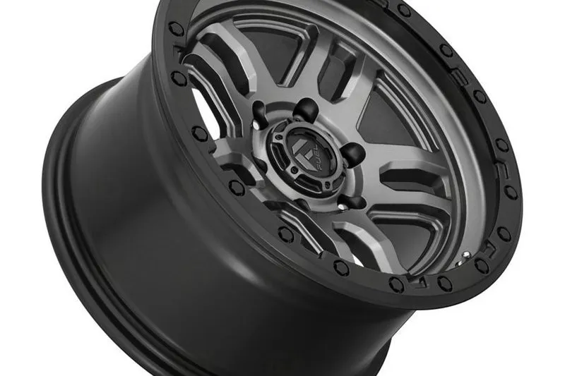 LLANTA DE ALEACIóN D701 AMMO MATTE GUNMETAL/BLACK BEAD RING FUEL 9.0X17 ET12 71,5 5X127