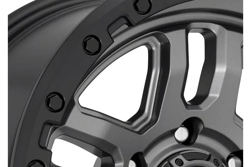 LLANTA DE ALEACIóN D701 AMMO MATTE GUNMETAL/BLACK BEAD RING FUEL 9.0X17 ET12 71,5 5X127