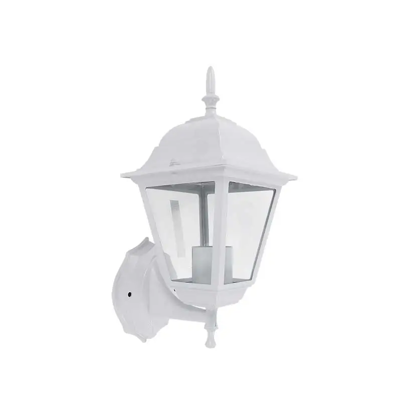 LáMPARA FAROL DE PARED RúSTICO INTERIOR KLEIMAN LEU001 BCO