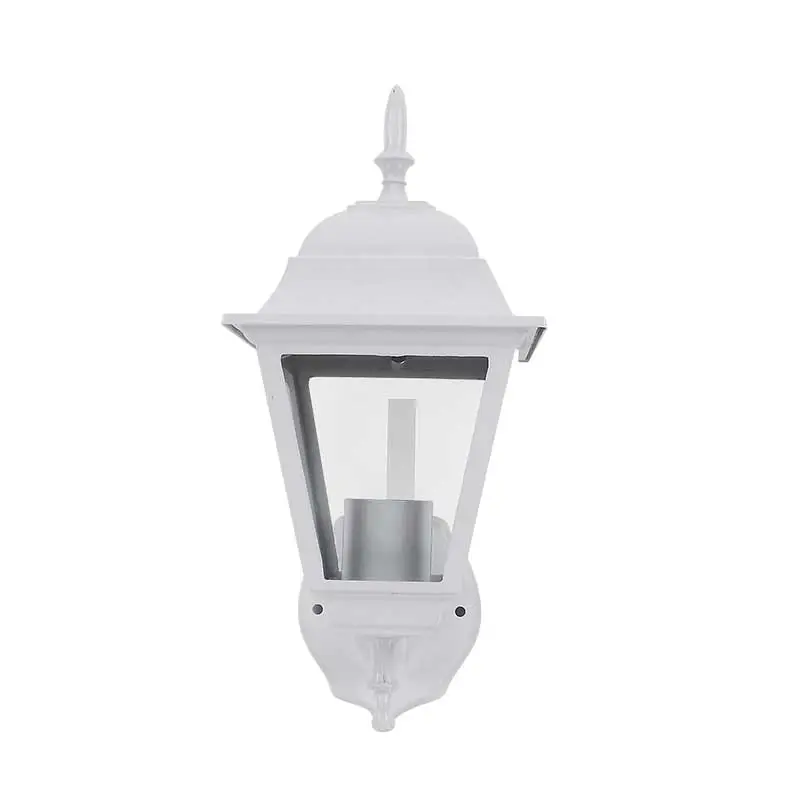 LáMPARA FAROL DE PARED RúSTICO INTERIOR KLEIMAN LEU001 BCO