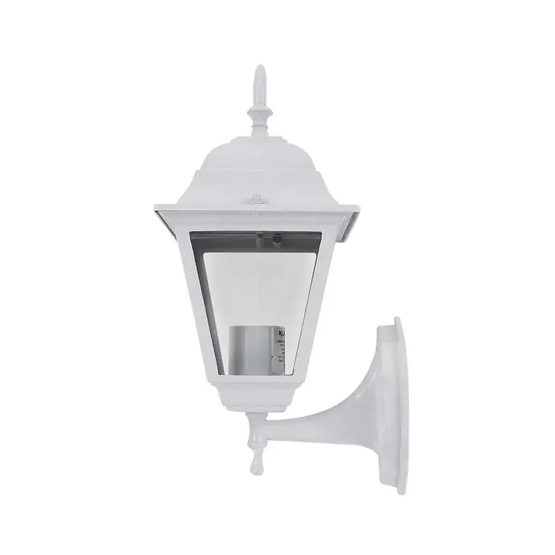 LáMPARA FAROL DE PARED RúSTICO INTERIOR KLEIMAN LEU001 BCO