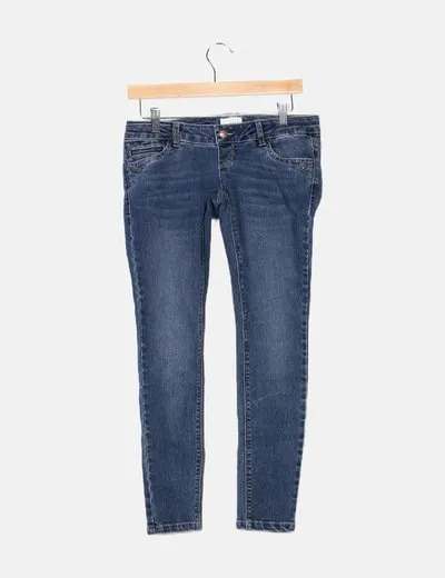 Mamalicious Pantalón denim pitillo