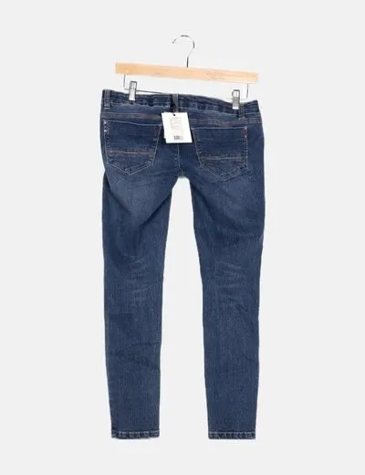 Mamalicious Pantalón denim pitillo