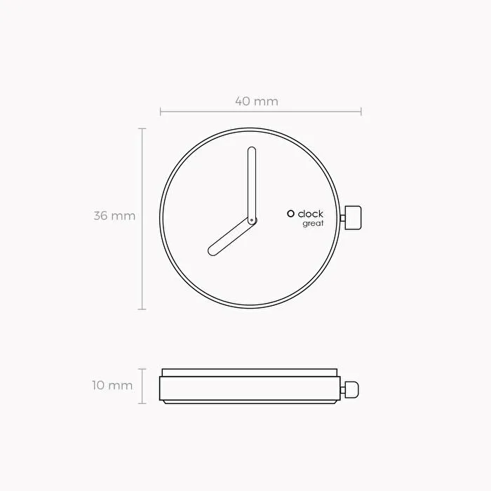 Mecanismo tono sobre tono cerceta O clock great