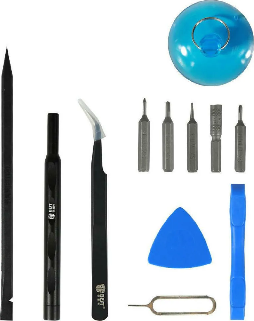 MEJOR JUEGO DE HERRAMIENTAS DE REPARACIóN DE IPHONE BST500, 12 PIEZAS
