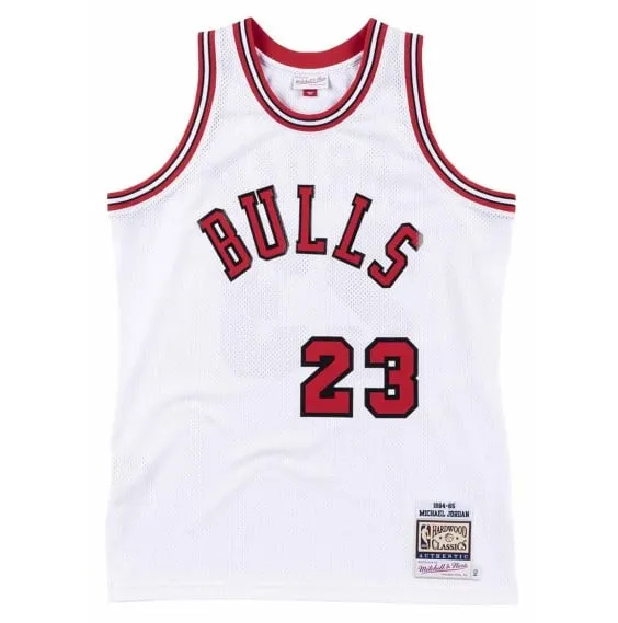 MICHAEL JORDAN CHICAGO BULLS 8485 WHITE AUTHENTIC