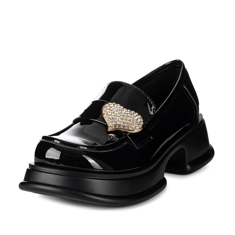 Mocasin Negro Casual Mujer Weide Gh112