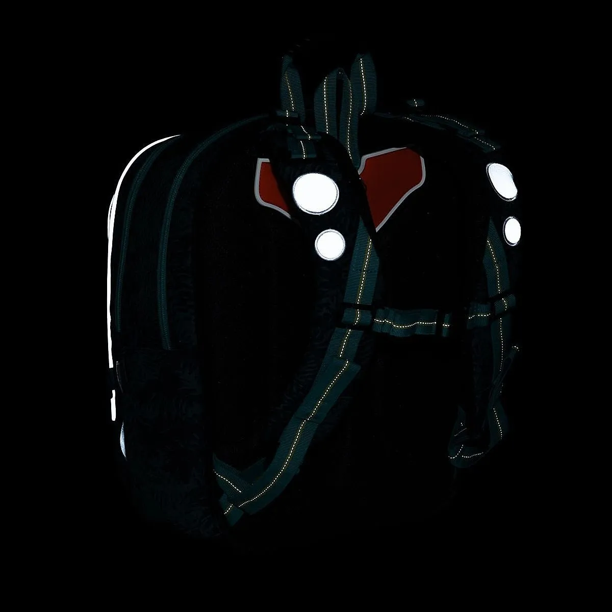 MOCHILA TOPGAL ENDY 23039  B/BLACK/GREEN  UNISEX JUNIOR