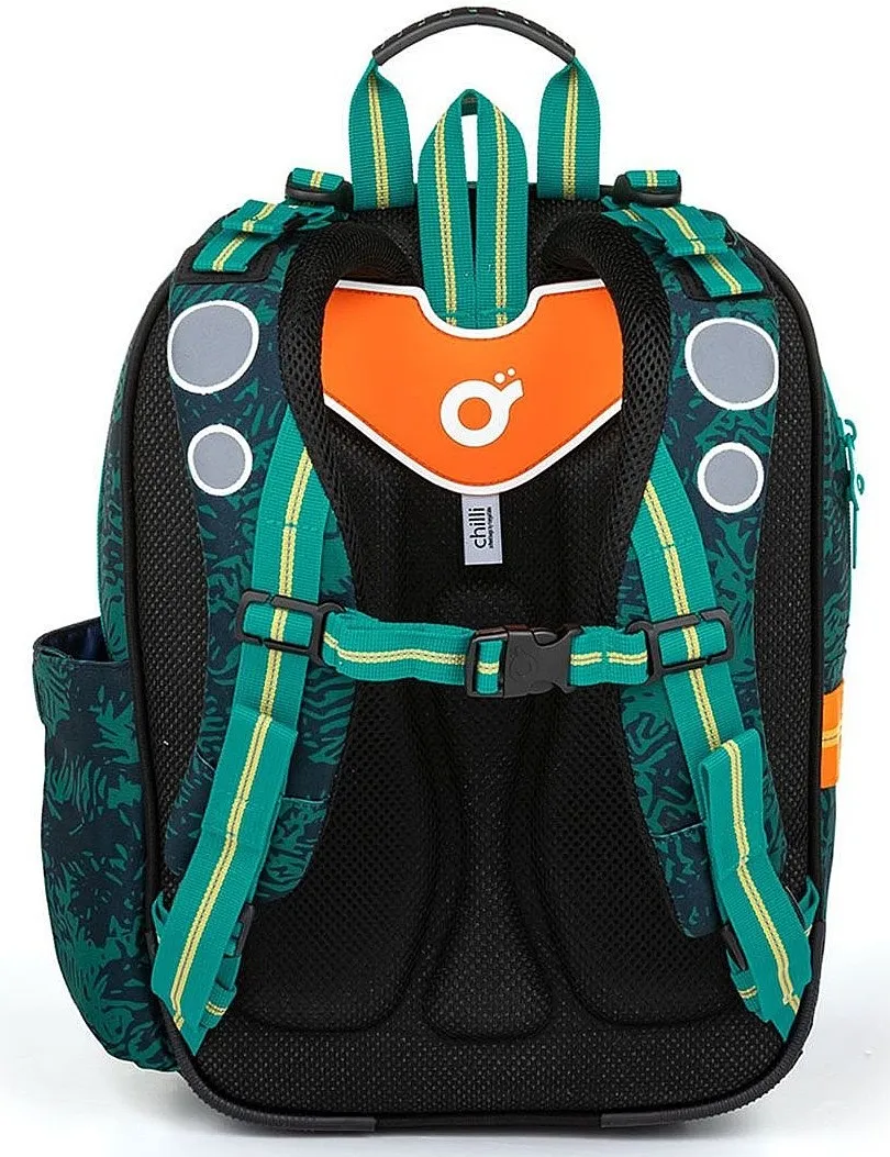 MOCHILA TOPGAL ENDY 23039  B/BLACK/GREEN  UNISEX JUNIOR