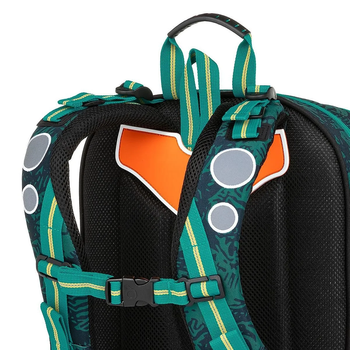 MOCHILA TOPGAL ENDY 23039  B/BLACK/GREEN  UNISEX JUNIOR