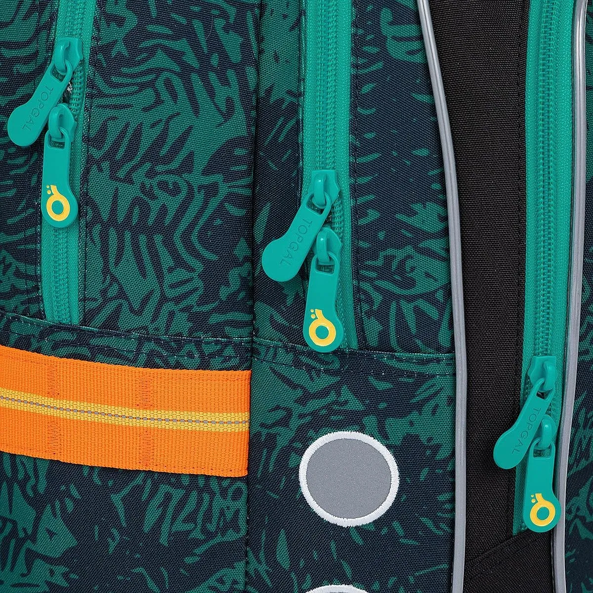 MOCHILA TOPGAL ENDY 23039  B/BLACK/GREEN  UNISEX JUNIOR