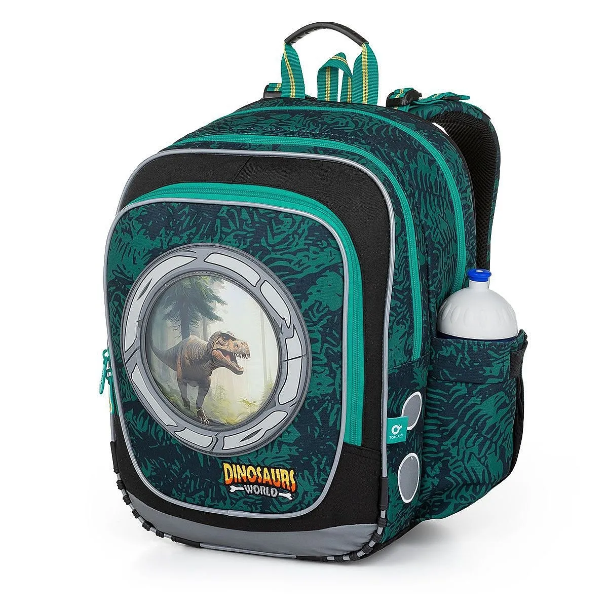 MOCHILA TOPGAL ENDY 23039  B/BLACK/GREEN  UNISEX JUNIOR