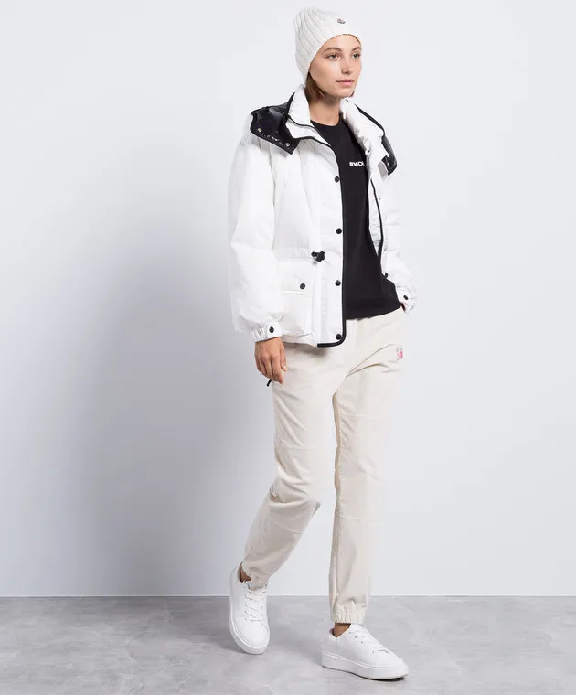 Moncler Amou white down jacket