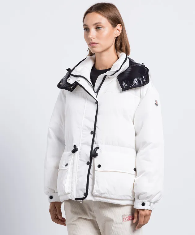 Moncler Amou white down jacket