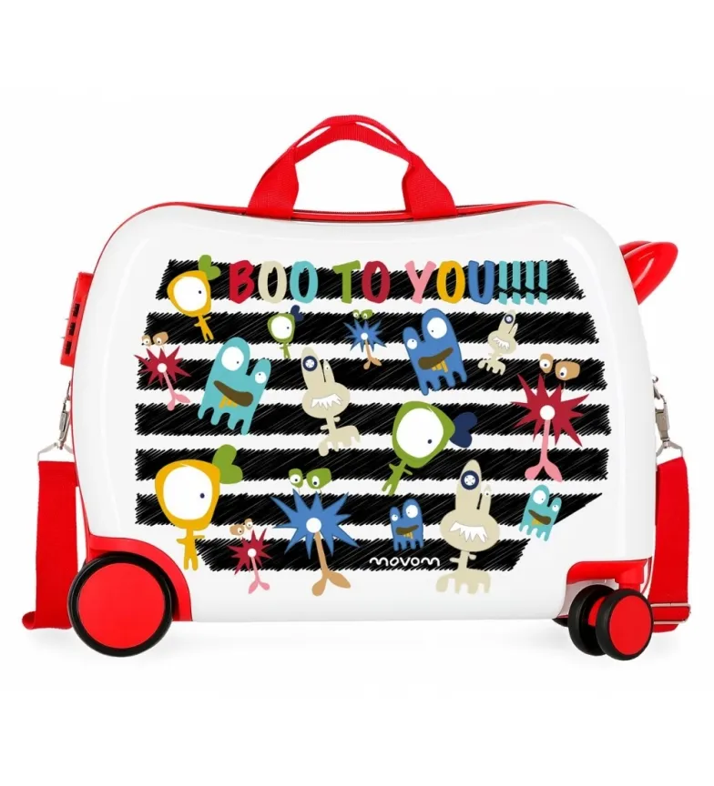 MOVOM MALETA CORREPASILLOS 2 RUEDAS MULTIDIRECCIONALES MOVOM BOO TO YOU 38X50X20CM