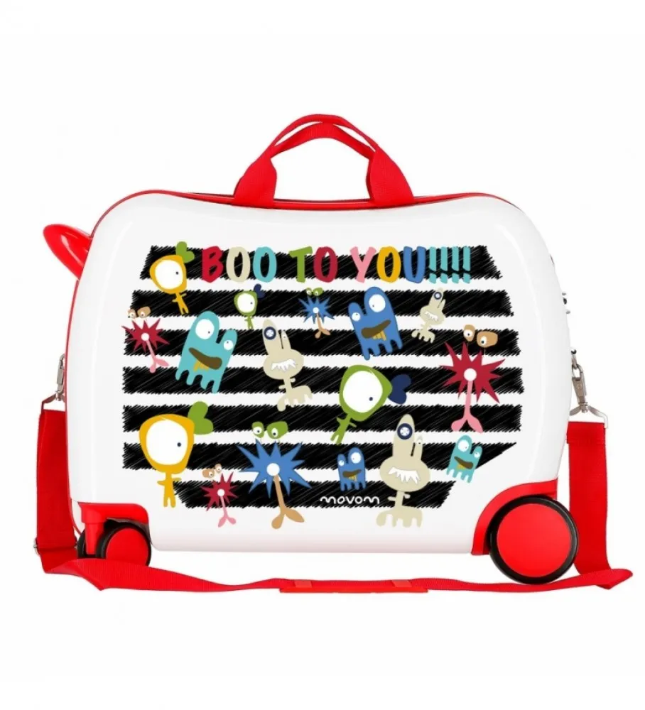 MOVOM MALETA CORREPASILLOS 2 RUEDAS MULTIDIRECCIONALES MOVOM BOO TO YOU 38X50X20CM