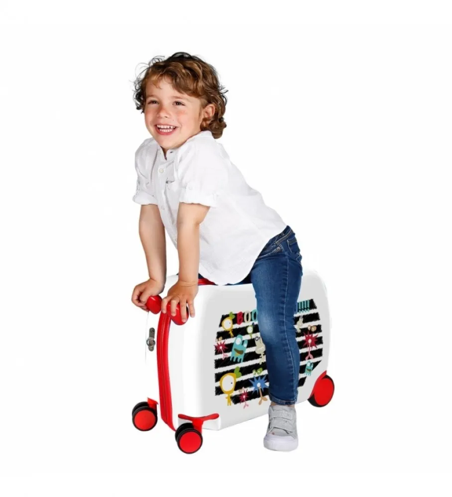 MOVOM MALETA CORREPASILLOS 2 RUEDAS MULTIDIRECCIONALES MOVOM BOO TO YOU 38X50X20CM