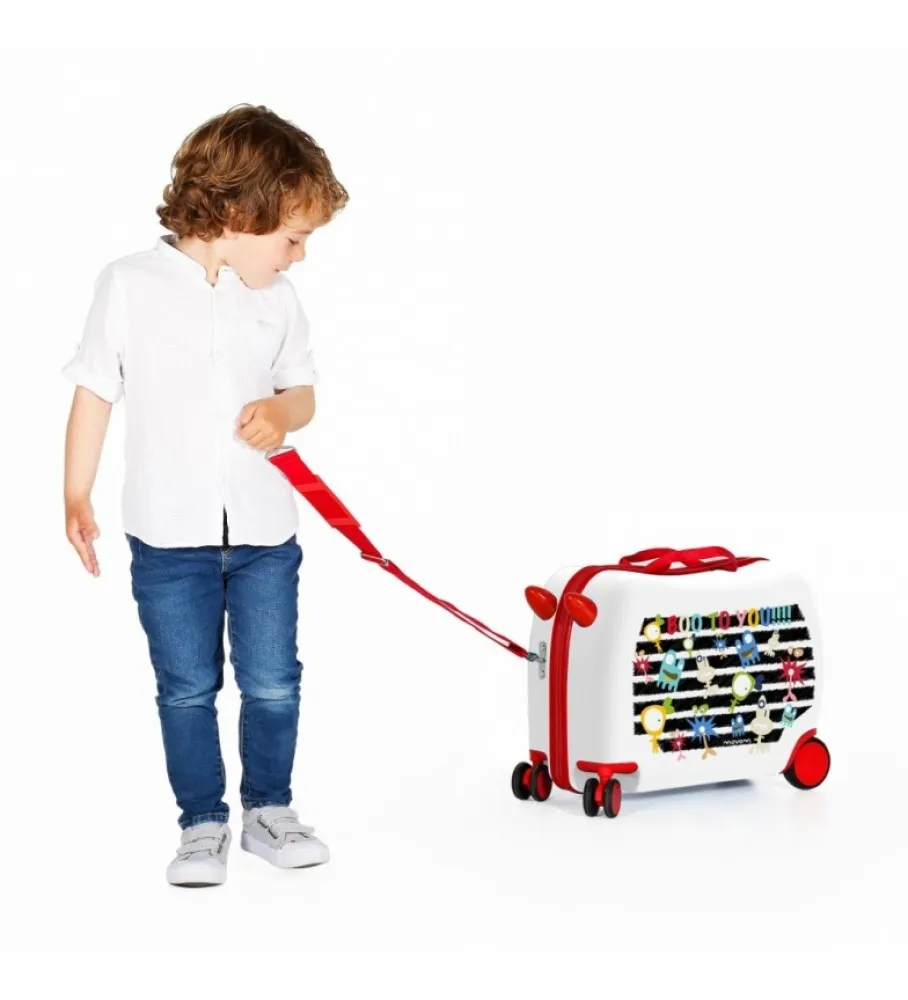 MOVOM MALETA CORREPASILLOS 2 RUEDAS MULTIDIRECCIONALES MOVOM BOO TO YOU 38X50X20CM