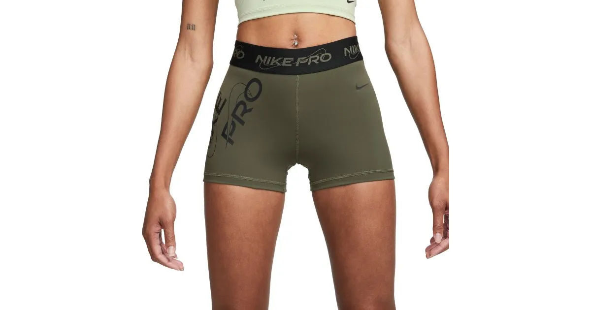 NIKE PRO MIDRISE GRAPHIC SHORTS