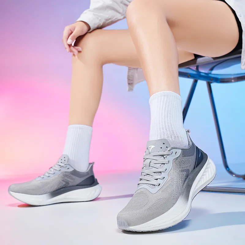 Nuevos zapatos casuales de diseñador de Treeperi para hombres Light Comfort 2.0 Sneakers de carbono Elite Gris blanco Naranja na