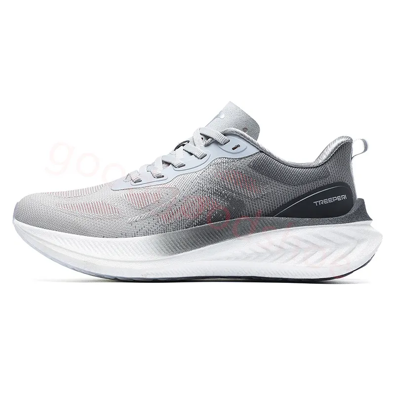 Nuevos zapatos casuales de diseñador de Treeperi para hombres Light Comfort 2.0 Sneakers de carbono Elite Gris blanco Naranja na