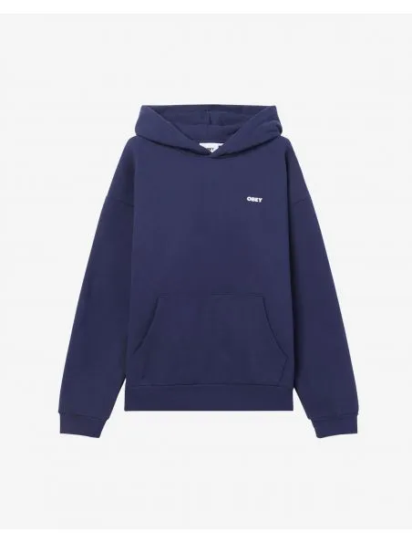 OBEY Sudadera Blod Star Extra Heavy Hombre Academy Navy