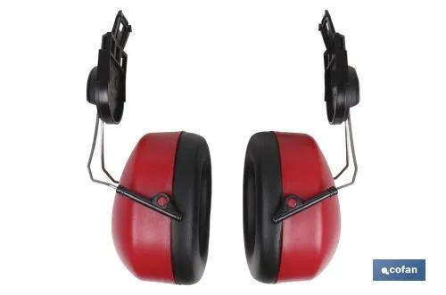 Orejeras para casco  | Orejeras con reducción de ruido | Adecuado para cascos de seguridad