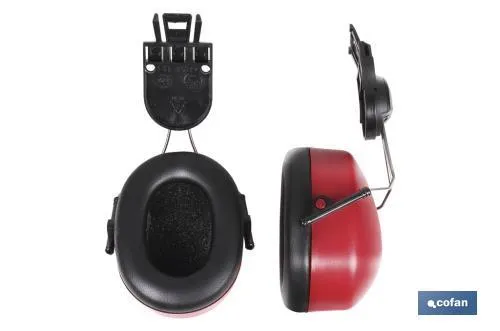 Orejeras para casco  | Orejeras con reducción de ruido | Adecuado para cascos de seguridad