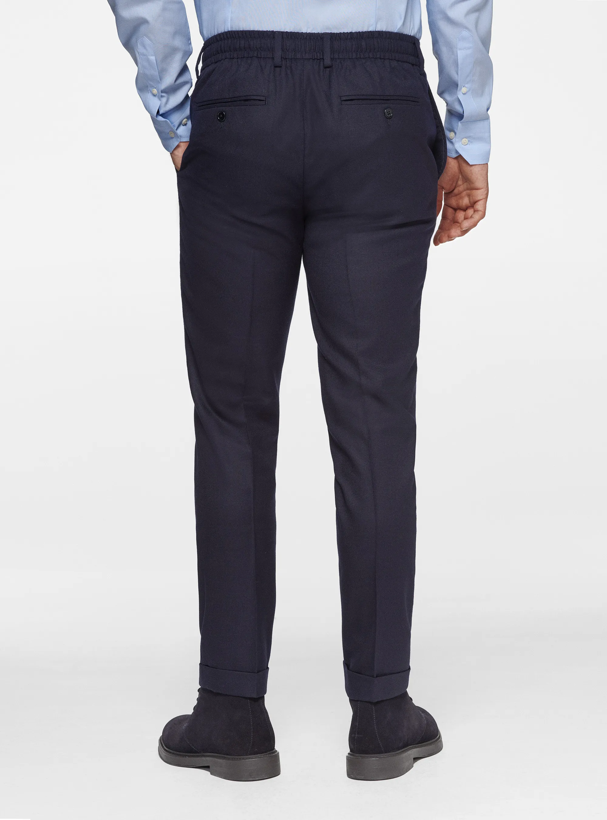 Pantalón de franela con cordón Vitale Barberis Canonico