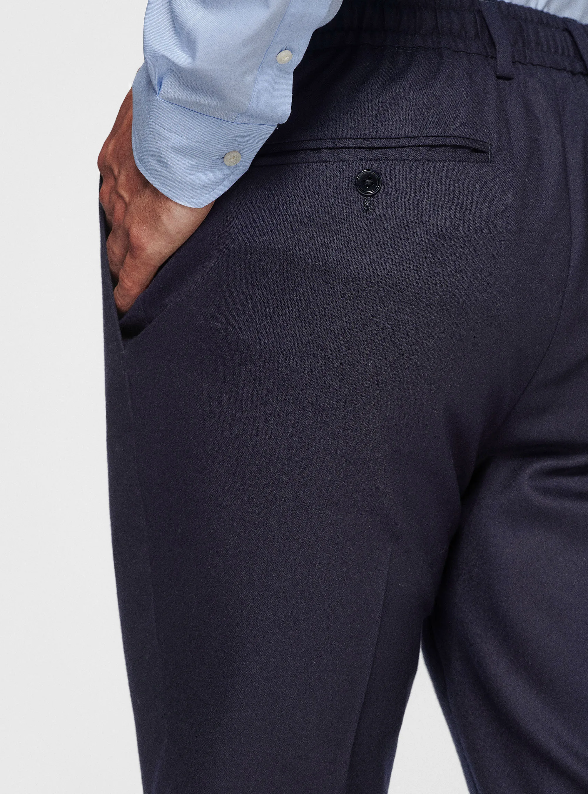 Pantalón de franela con cordón Vitale Barberis Canonico