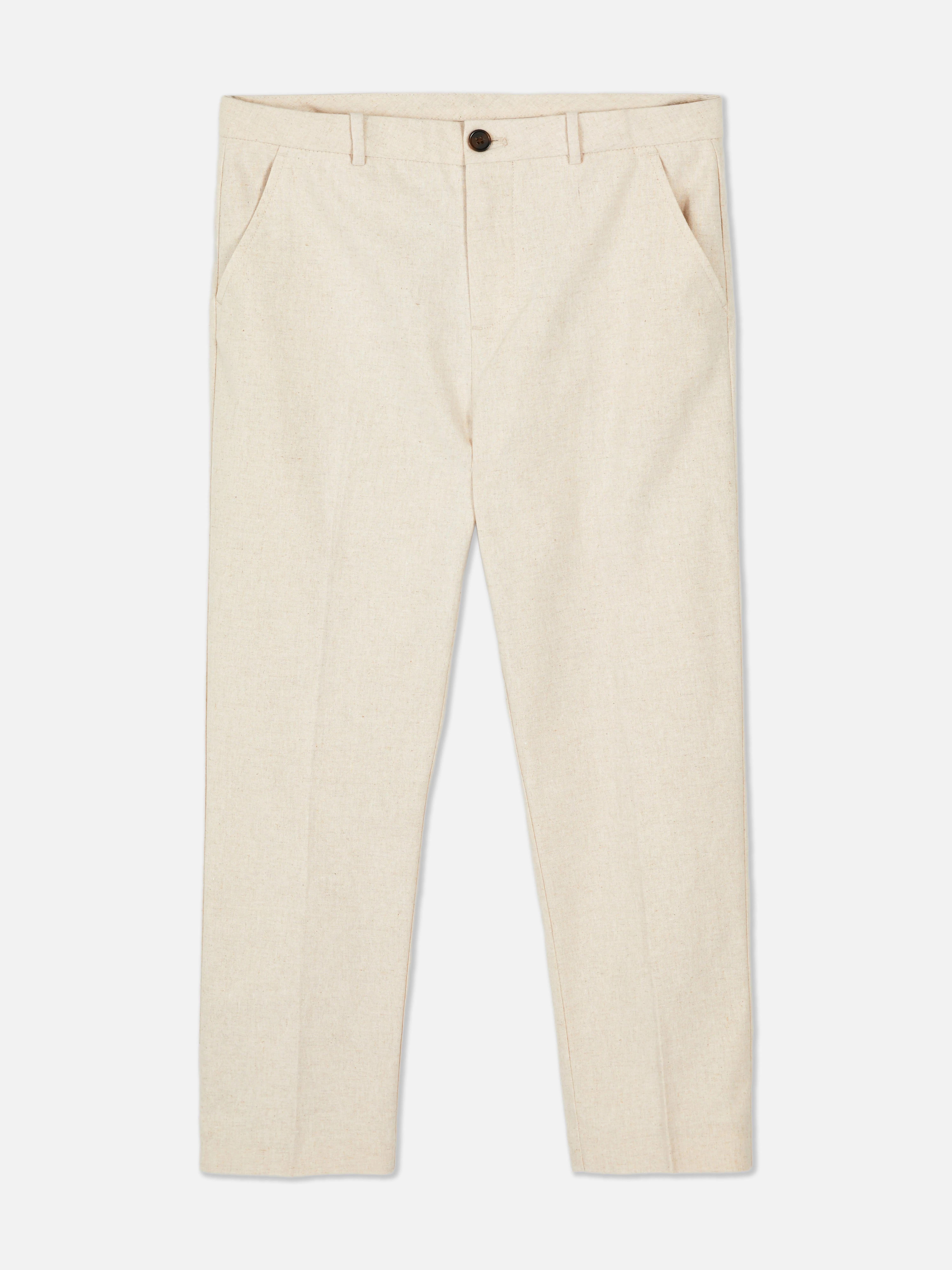 Pantalones de traje texturizados formales