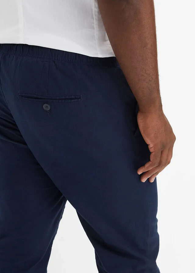 Pantalón con cinturilla elástica Azul marino