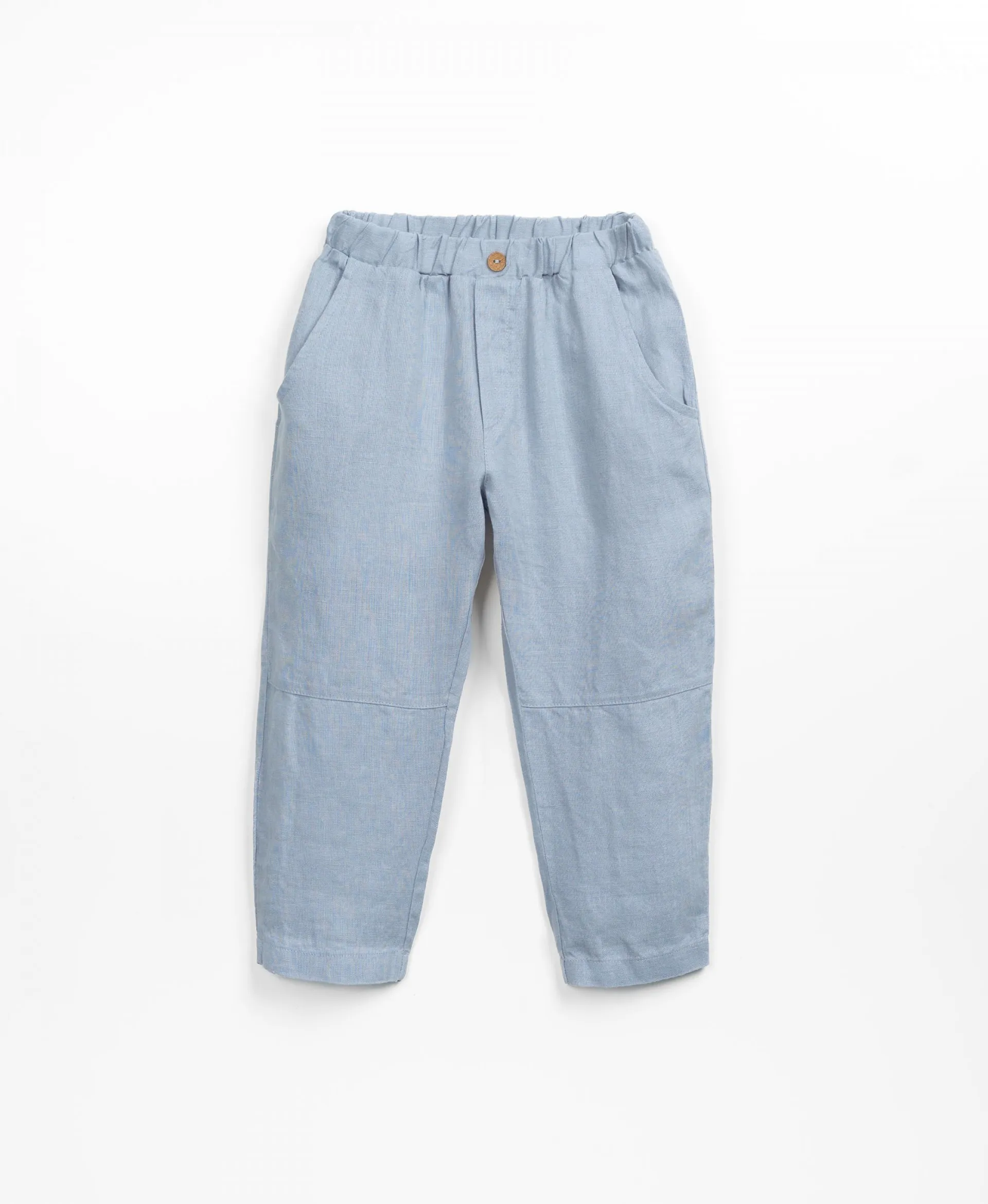 Pantalón de lino con bolsillos | Textile Art