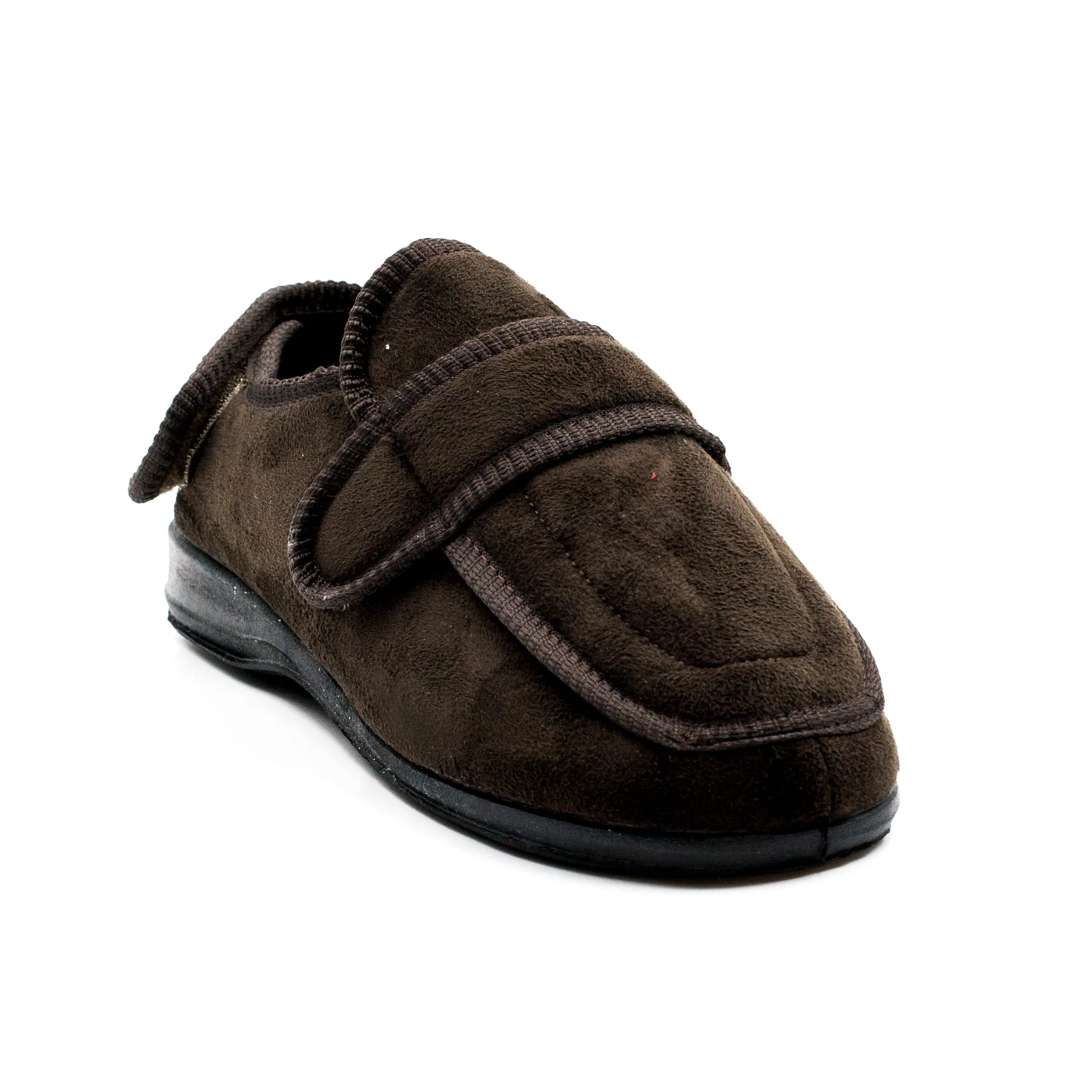 Passer Pantufla Hombre Con Velcro color Café