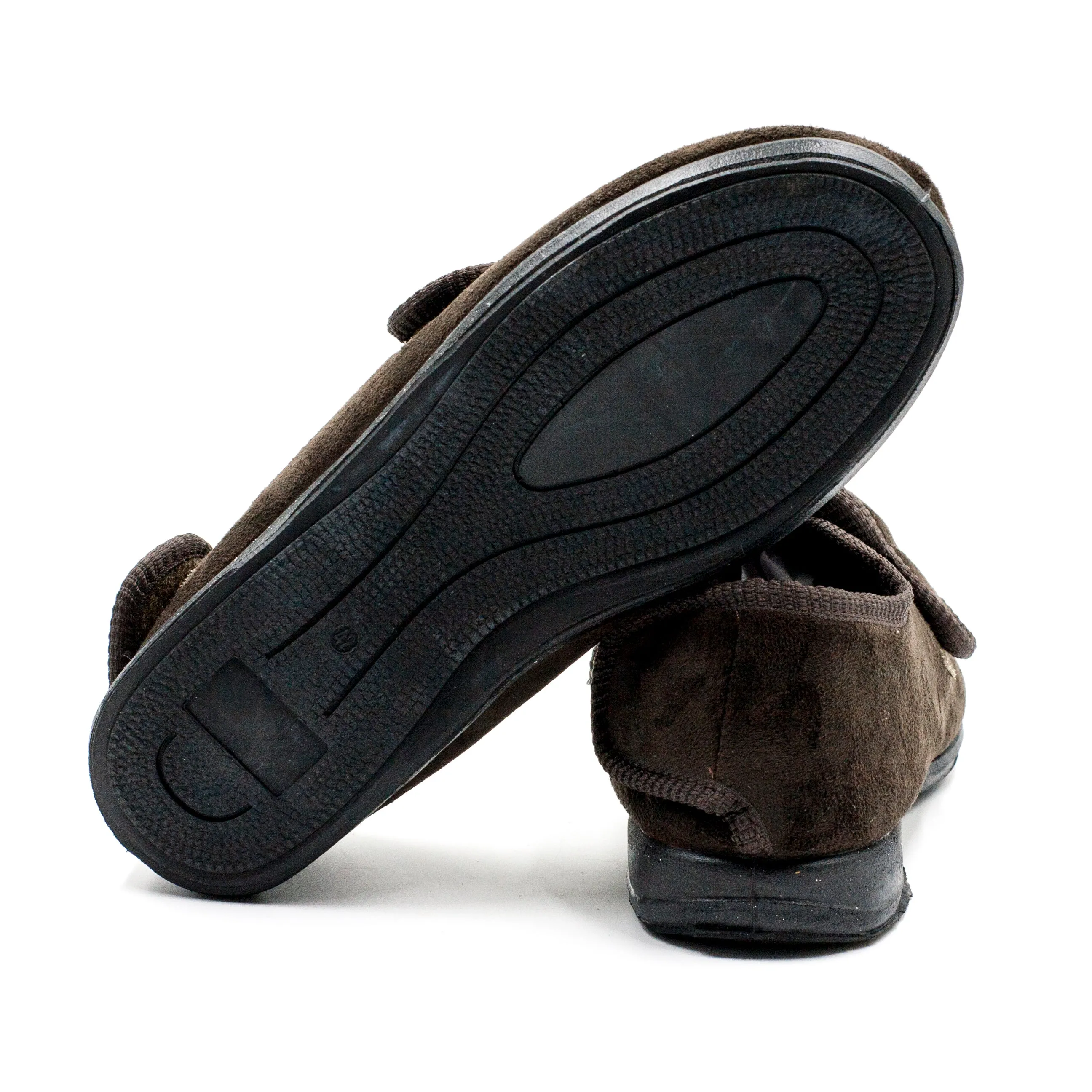 Passer Pantufla Hombre Con Velcro color Café