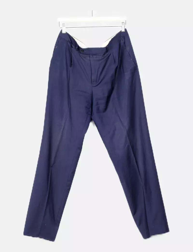 Pedro del Hierro Pantalón azul recto