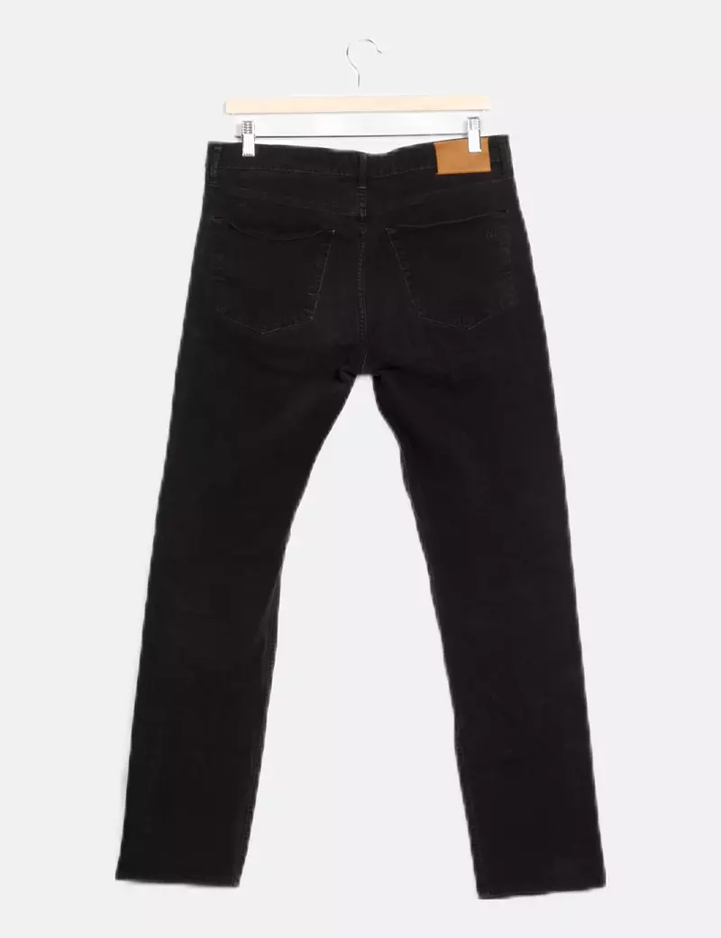 Pedro del Hierro Pantalón negro desgastado