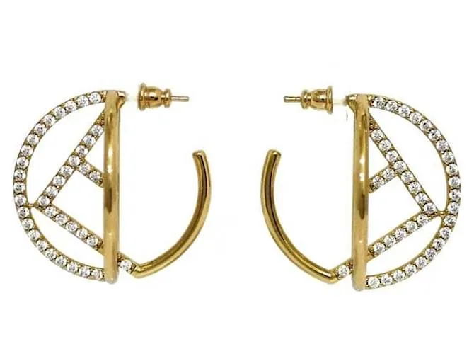 Pendientes Fizu de oro de Fendi 
