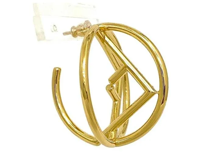 Pendientes Fizu de oro de Fendi 