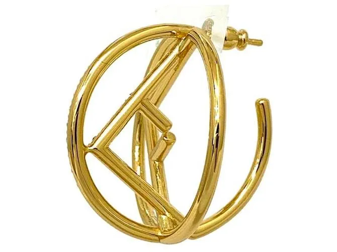 Pendientes Fizu de oro de Fendi 