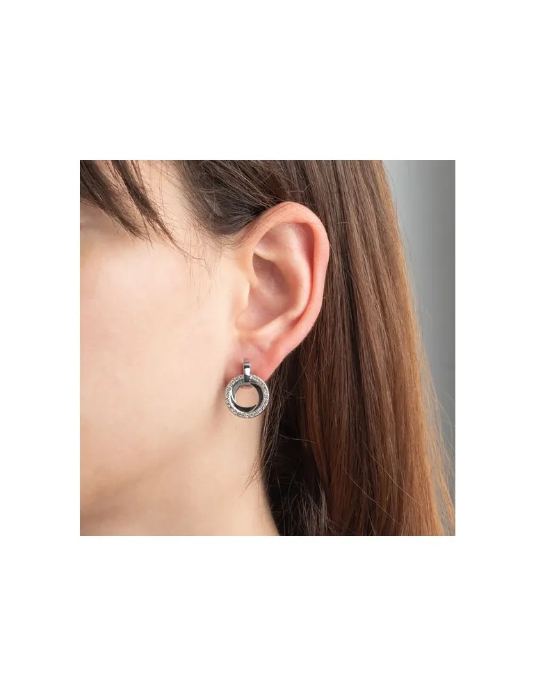 Pendientes Lotus Style Mujer Acero Aro LS2176