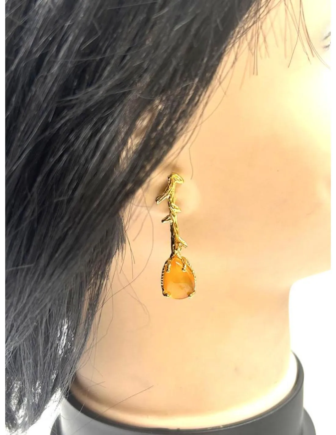 PENDIENTES MOSTAZAS IDEALES PARA BODAS DE DIA Y COMUNIONES