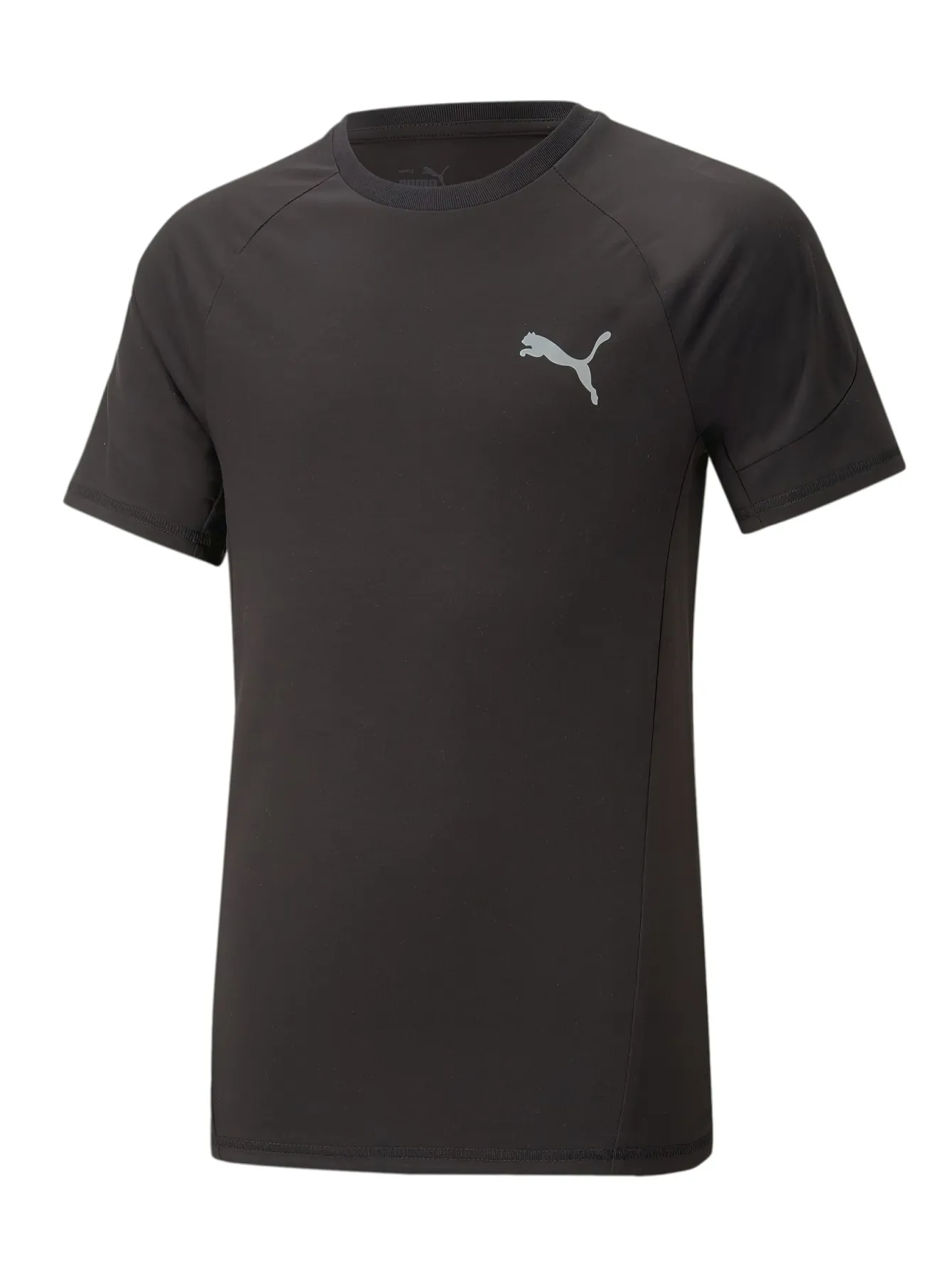 Playera Puma Evostripe Negro Para Niño