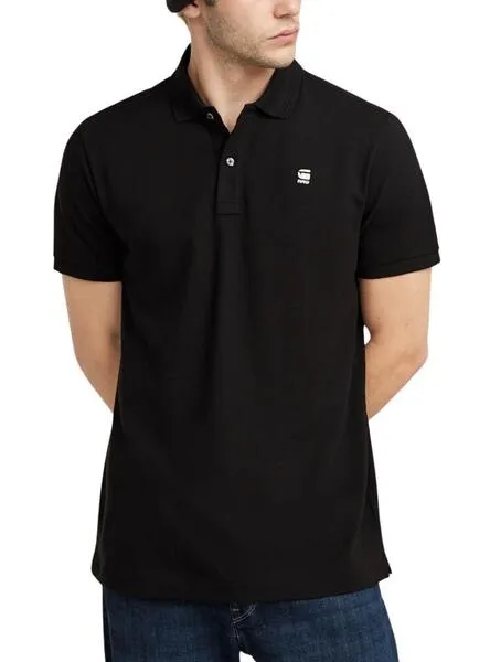 POLO GSTAR DUNDA SLIM NEGRO PARA HOMBRE