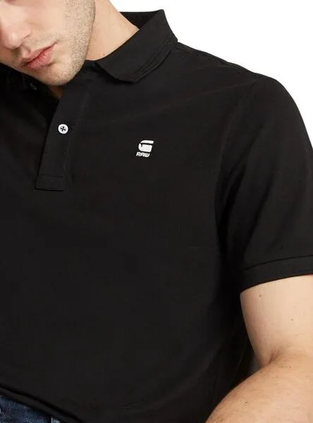 POLO GSTAR DUNDA SLIM NEGRO PARA HOMBRE