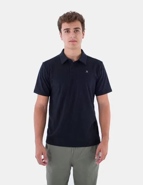POLO HURLEY H2ODRI ACE SLUB  BLACK
