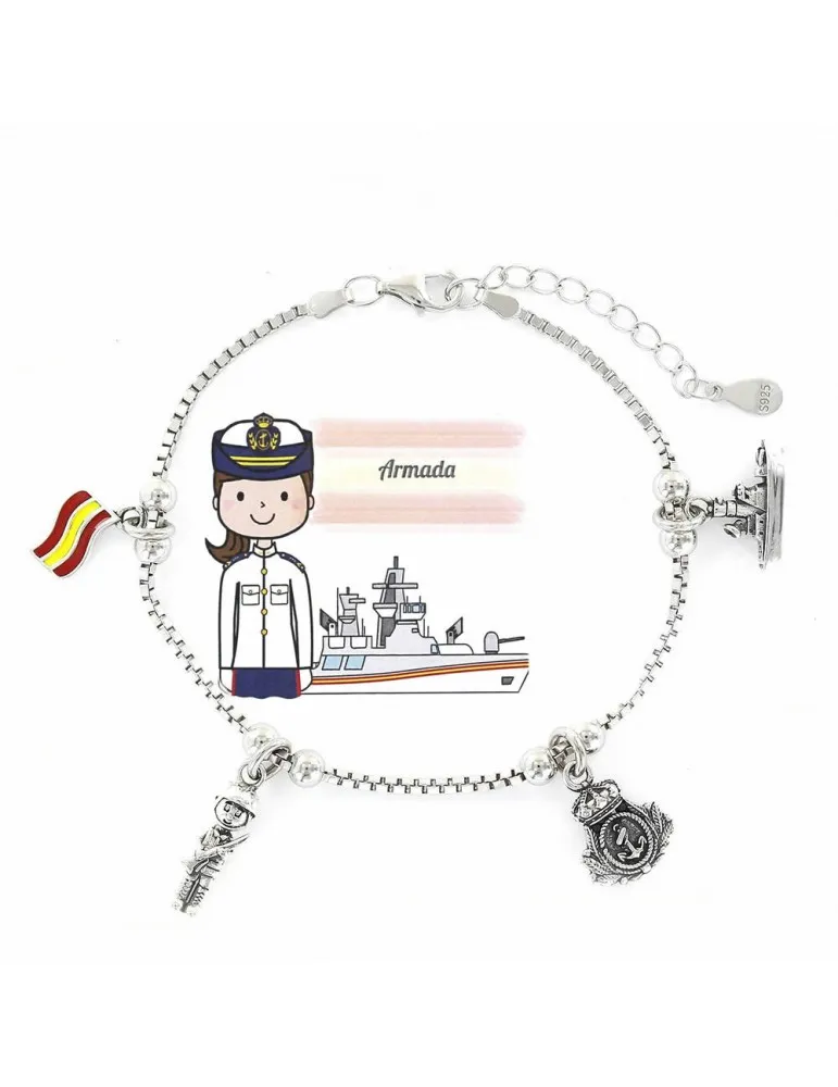 Pulsera de la Armada Plata
